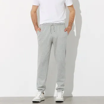 Dámské kalhoty Kalhoty zakončené pružnými lemy šedý melír 44/46