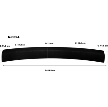 Lišta karosérie Nášlap kufru Toyota Prius, 2012 ->