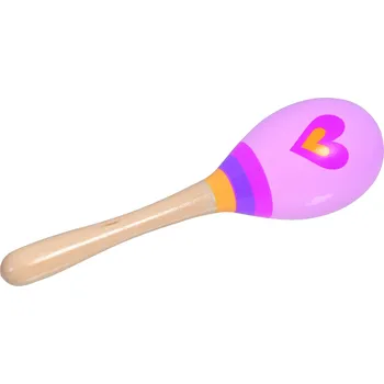 Hudební nástroj pro děti Hudební rumbakoule „Srdce“ – Goki rytmická hračka