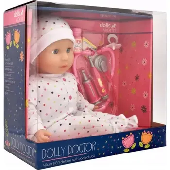 Dolls World Panenka Dolly Doctor 46 cm