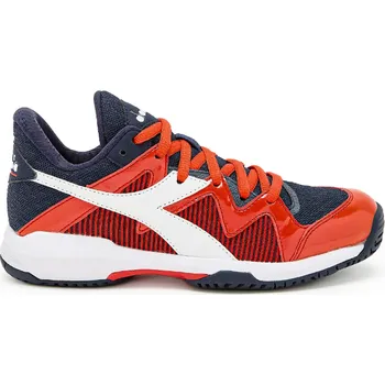 Chlapecké tenisky Juniorská obuv Diadora B.Icon 2 Y JR - blue corsair/white/fiery red Modrý, Červený (35,5)