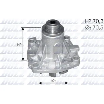 Chladič motoru Vodní čerpadlo, chlazení motoru DOLZ A131ST