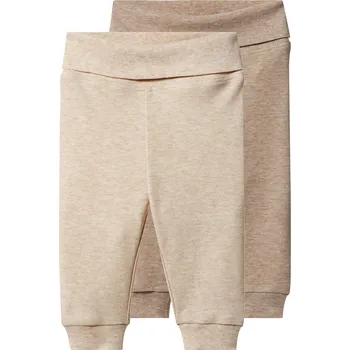 Chlapecké kalhoty lupilu® Dětské kalhoty "Jogger" s BIO bavlnou, 2 kusy (béžová, 62/68)