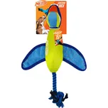 NERF DOG Hračka pro psy Nylonová plyšová kachna s křupavými křídly na házení 42 cm