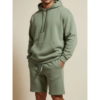 Pánské kalhoty Sinsay - Šortky slim fit - zelená - 5153O-70X - 5153O-70X-M