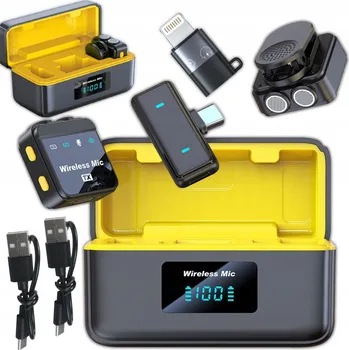 Mikrofon Kondenzátorový mikrofon GearPro Bezdrátový mikrofon na USB-C TYPE-C Lighting