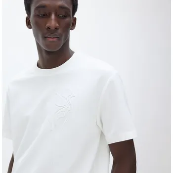 Pánské tričko Reserved - Tričko comfort fit - krémová - 431EF-01X - 431EF-01X-XL