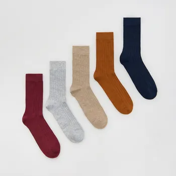 Pánské ponožky Reserved - Sada 5&nbsp;párů ponožek - měděná - 616HQ-28X - 616HQ-28X-43R