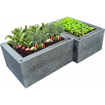 Vyvýšený záhon Komíny CZ Garden Brick 1000x600x160 cm