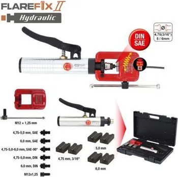 Autodílna KS Tools Souprava univerzální obrubovačky, 11dílná, Flarefix II 122.1260