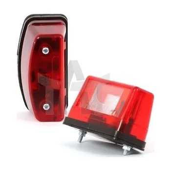 Osvětlení SPZ Červené osvětlení SPZ WAS W08/CZERWONA