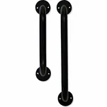 Madlo rovné Varianta: Barva - Černá , Rozměr A - 33 cm