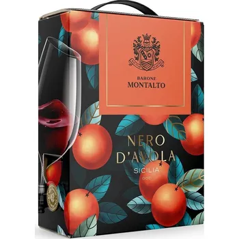 Víno Barone Montalto Nero d'Avola DOC, Bag in Box, 3l