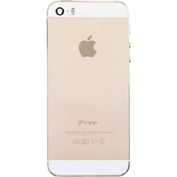 Náhradní díl pro mobilní telefon Zadní náhradní kryt včetně tlačítek pro iPhone 5S - zlatý