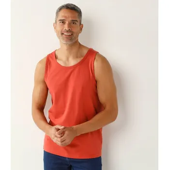 Pánské tílko Blancheporte Sada 3 sportovních tílek korálová+šalvějová+khaki 97/106