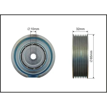 Rozvod motoru Vratná/vodicí kladka, ozubený řemen MTX MTX-500618