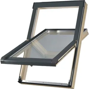 Střešní okno NKV S2, dřevěné, 2sklo, Uw=1,3, 55×78 cm