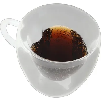 Sklenice Ruhhy 26906 Skleněný hrnek srdíčko 240 ml