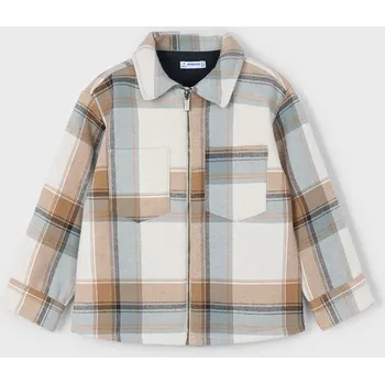 Dívčí bunda Dětská bunda Mayoral 4414.5G.Mini.9BYA hnědá 82X, vel. 122