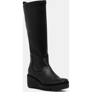 Dámské kozačky Kožené kozačky Fly London BADI601FLY P501601000 černá 99X, EUR 41