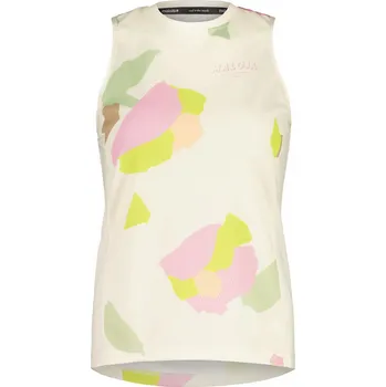 cyklistický dres dámský volný dres Maloja ParrossazM. Top shaded white fieldflower L