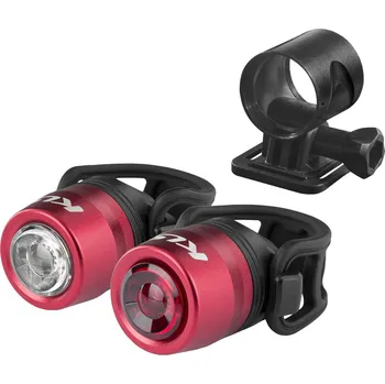 Cyklosvítilna KELLYS Set osvětlení dobíjecí KLS IO USB set, red