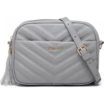 Miss Lulu dámská crossbody kabelka Anife - šedá LA2119-GY