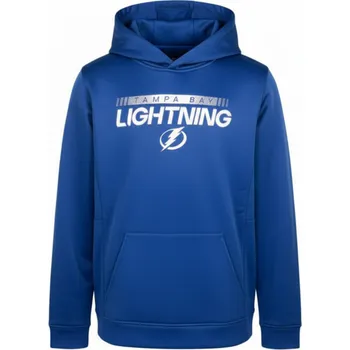 Chlapecká mikina Outerstuff Dětská mikina Tampa Bay Lightning NHL Authentic Pro Hood Po Hoodie Velikost: Dětské M (10 - 12 let)