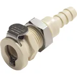 Hadicová spojka CPC NW 3,2, PP, pro hadice Ø 6,4 mm, samičí díl s hadicovou vsuvkou, ventil (5 ks)