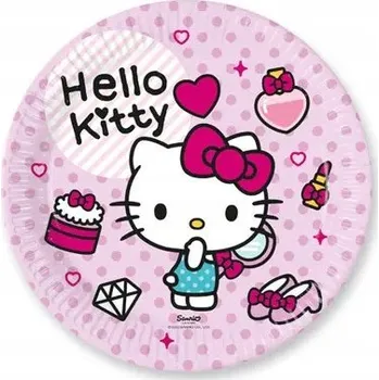 Talíř Talíře Procos Hello Kitty 23 cm 8 ks