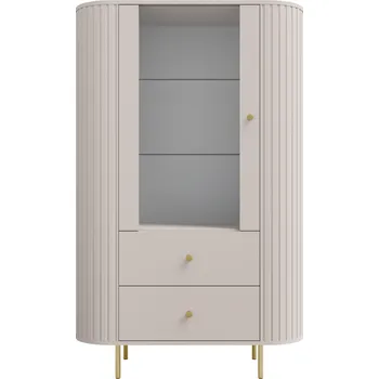 Komoda FALCO Vitrína Orvelo 112 písková béžová