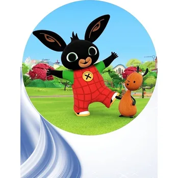 Jedlá dekorace na dort "Bing a Flop" 20 cm (Fondánový list NEVYŘEZÁNO)