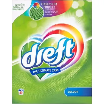 Prací prášek Dreft Color Prášek na praní 40 Pracích cyklů
