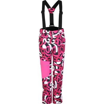 Snowboardové kalhoty DARE 2B Dětské lyžařské kalhoty se šlemi Dare2be Pow RŮŽOVÁ