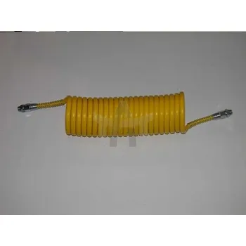 Příslušenství ke kompresoru Spirálová pneumatická hadice M16 žlutá PA/M16/7,5M/Z