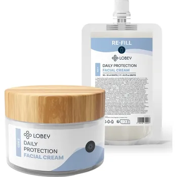 Pleťový krém LOBEY® Denní ochranný pleťový krém 50 ml + ReSáček 60 ml (50 ml + 10 ml zdarma)