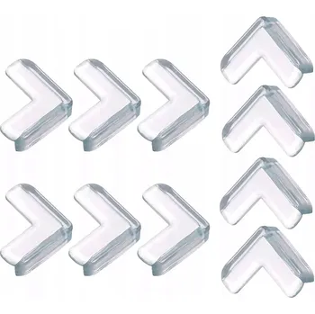 Dětská zábrana Průhledné chrániče rohů nábytku 10 ks ochrana dětí