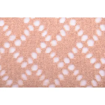 Vlněná pletenina s krajkovým vzhledem v béžové barvě GL0721