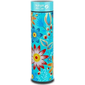 Termoska NAVA termohrnek 500 ml s ukazatelem teploty We Care, tyrkysový