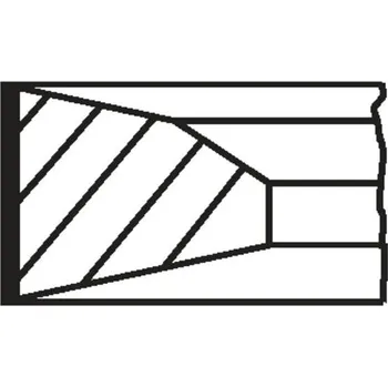 Píst motoru Sada pístních kroužků MAHLE 227RS001110N0