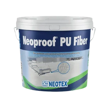 tekutá izolace NEOTEX Neoproof PU Fiber - polyuretanový hydroizolační nátěr s vlákny Balení: 4 kg, Barva: Bílá