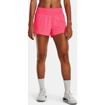 Dámské kraťasy Dámské kraťasy Under Armour Flex Woven 2-in-1 Short 1376936-683 Růžová XS