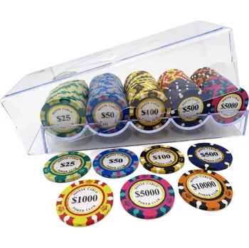 Poker Monte Carlo Pokerclub set 100 ks poker žetonů