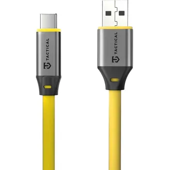 Datový kabel Tactical Fat Man 2.0 Cable USB-A/USB-C 1m Yellow