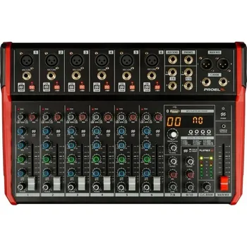 Hi-Fi komponenty PROEL PLAYMIX10 Analogový mixpult
