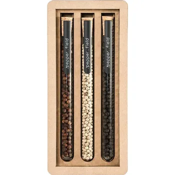 Kosmetická sada Dárková sada .pepper..field Sada malých zkumavek v dárkové krabičce 3 x 10 g