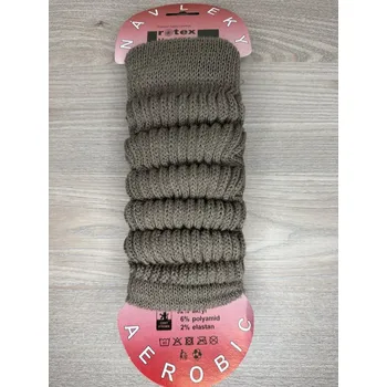 Dámské ponožky ROTEX Vysočina s.r.o. A91 - akrylové návleky Barva: hnědá