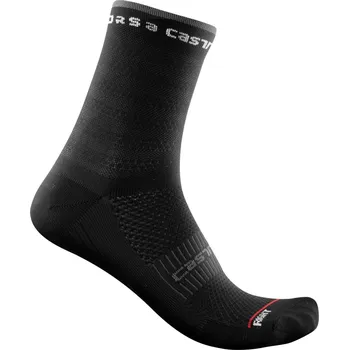 Dámské ponožky dámské ponožky Castelli Rosso Corsa W 11 Sock Black S/M