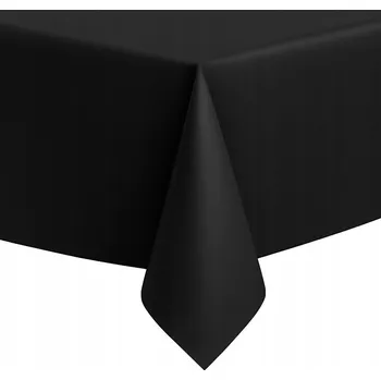 ubrus Fóliový ubrus Černý 137x183 cm