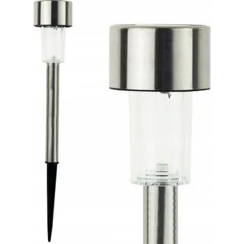 Venkovní osvětlení Solární lampa Martom stříbrná 33,5 cm 1 ks